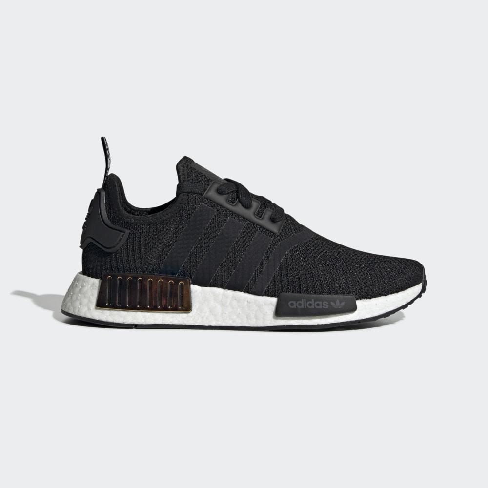 Adidas Women's NMD_R1 Originals Shoes Black/Purple Ireland EE5172